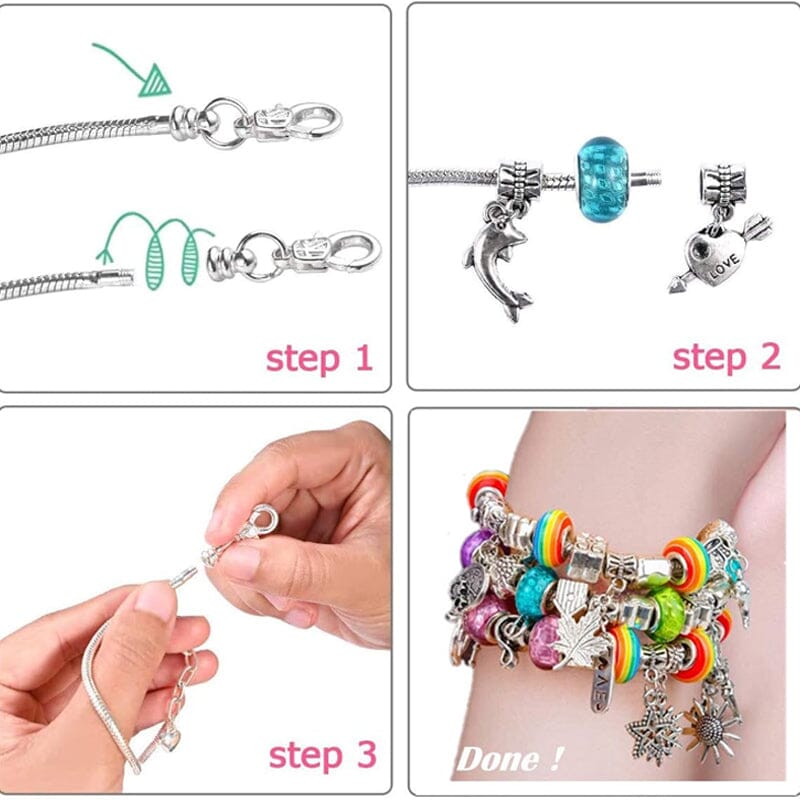 Girls Charm Bracelet Making Kit 🎅Early Christmas Sale🎁